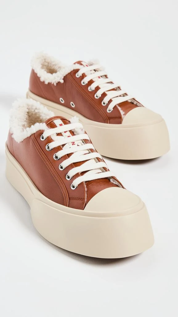 商品Marni|Marni Lace Pablo Shearling Sneakers,价格¥2991,第4张图片详细描述