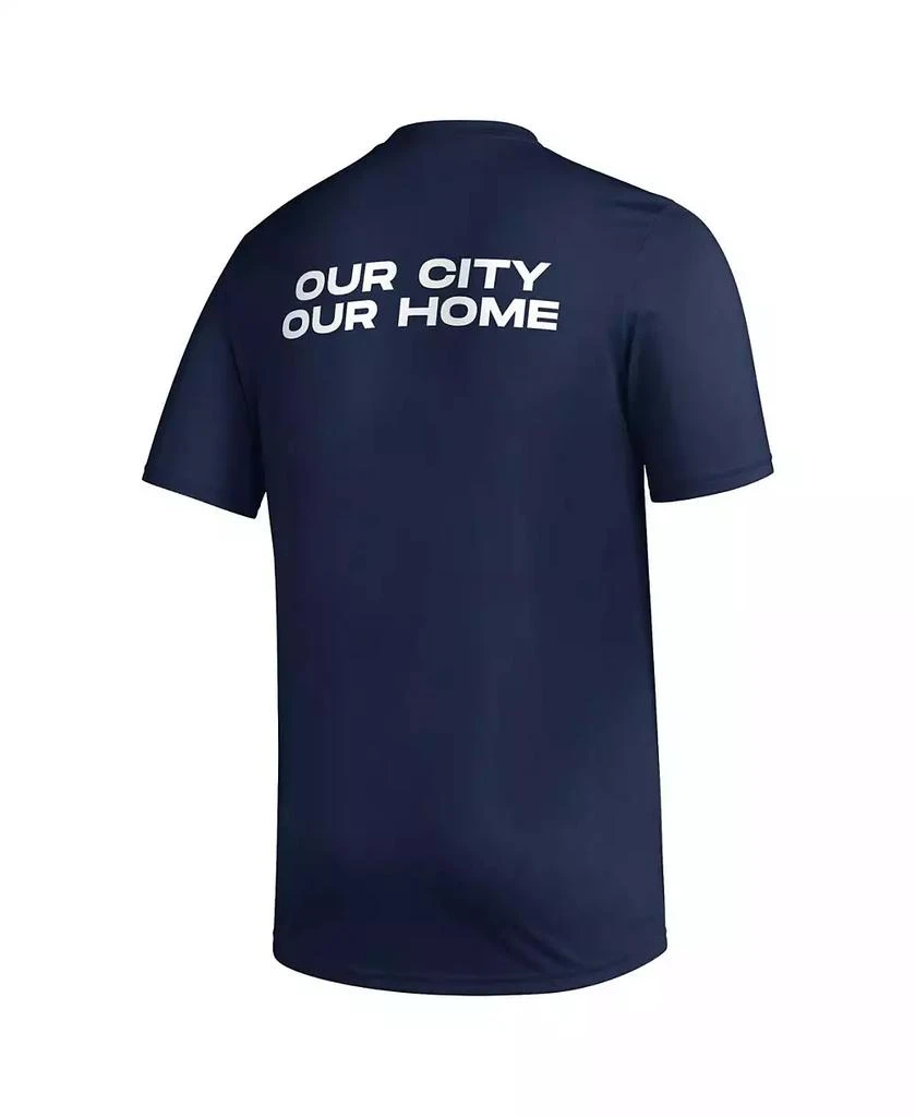 商品Adidas|Men's Navy St. Louis City SC Team Jersey Hook AEROREADY T-shirt,价格¥299,第3张图片详细描述