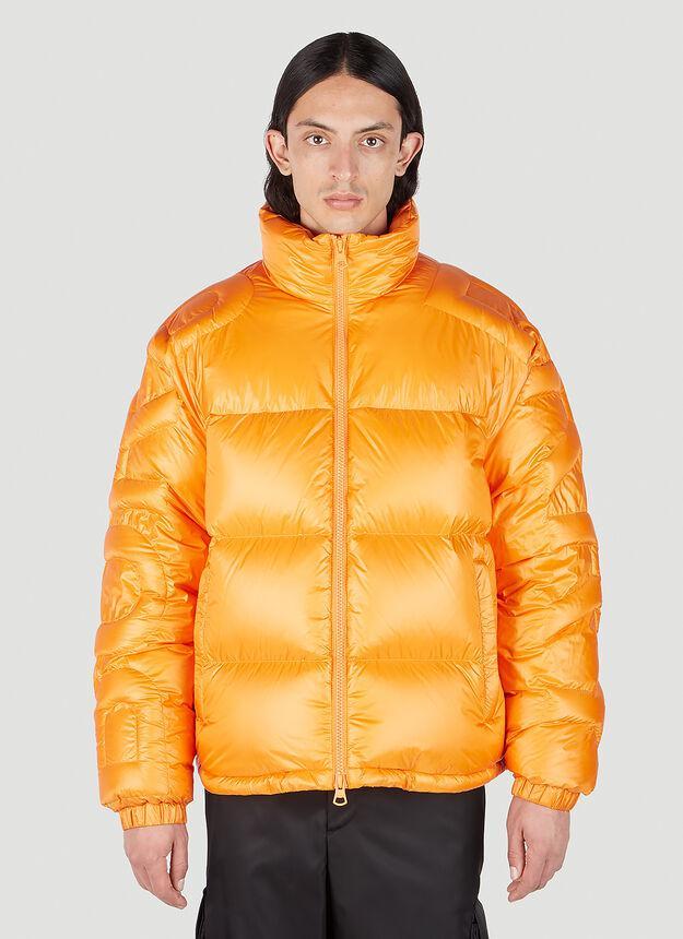 商品Burberry|Logo Puffer Jacket in Orange,价格¥17151,第1张图片