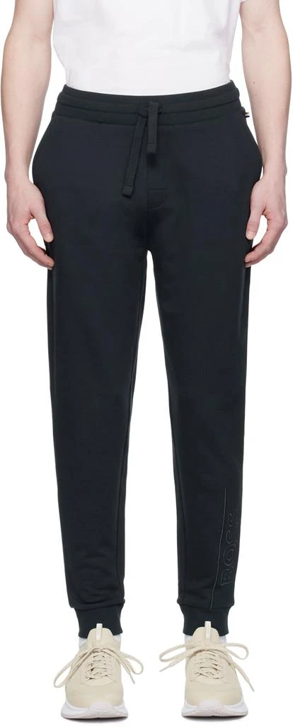 商品Hugo Boss|Navy Embroidered Sweatpants,价格¥627,第1张图片