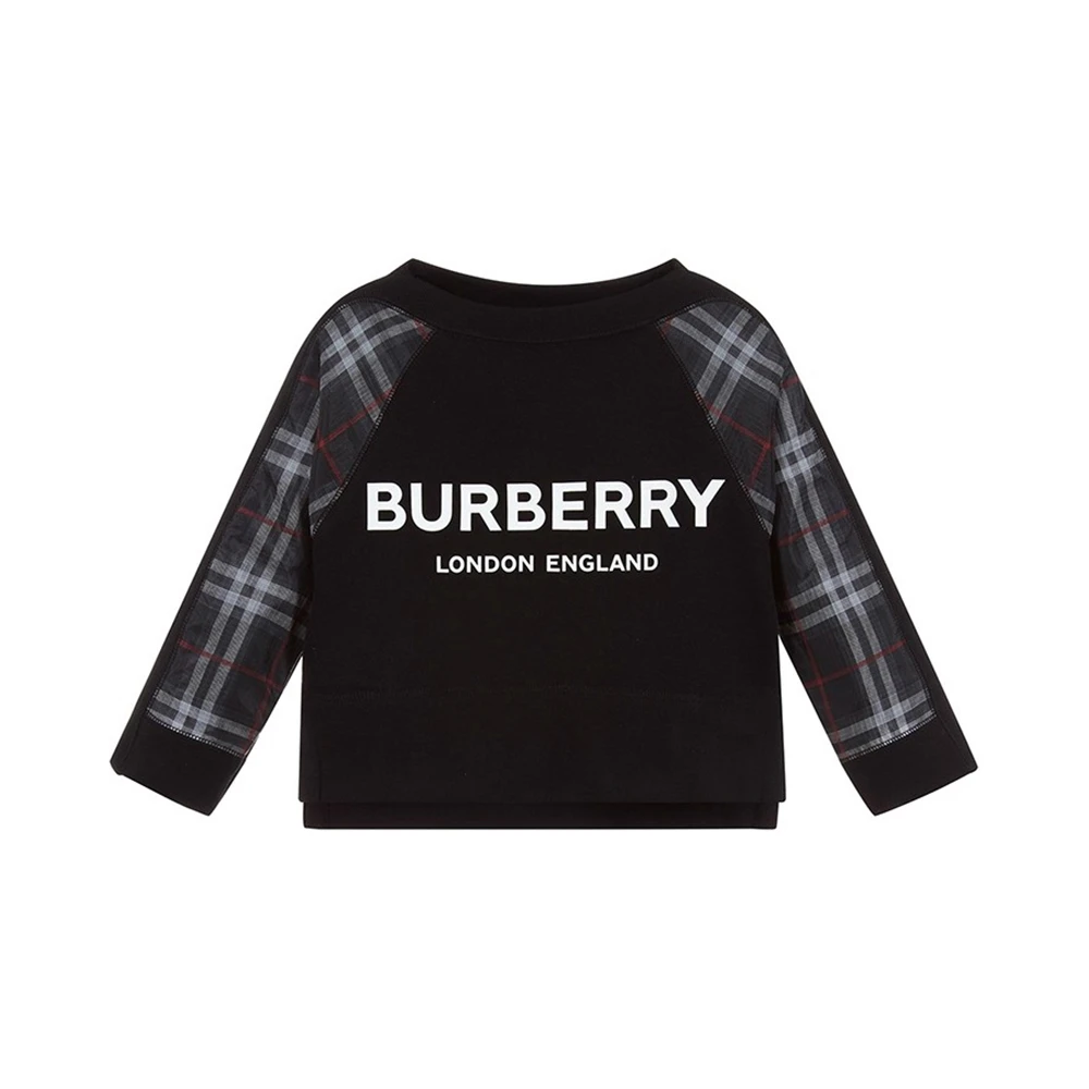 商品Burberry|BURBERRY 黑色女童卫衣/帽衫 8011010,价格¥1513,第1张图片