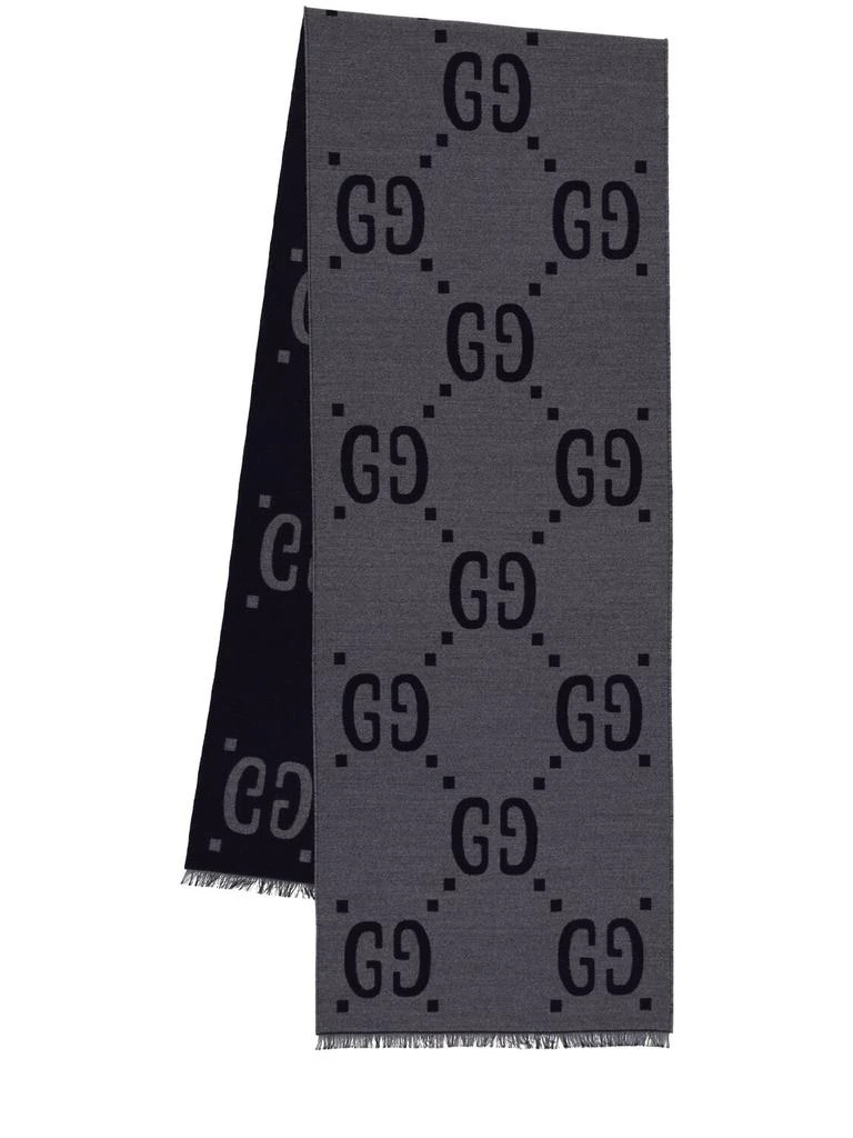 商品Gucci|Freedom Gg Wool & Silk Scarf,价格¥4166,第1张图片