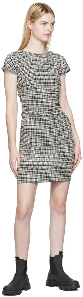 商品Ganni|Black Check Dress,价格¥549,第4张图片详细描述