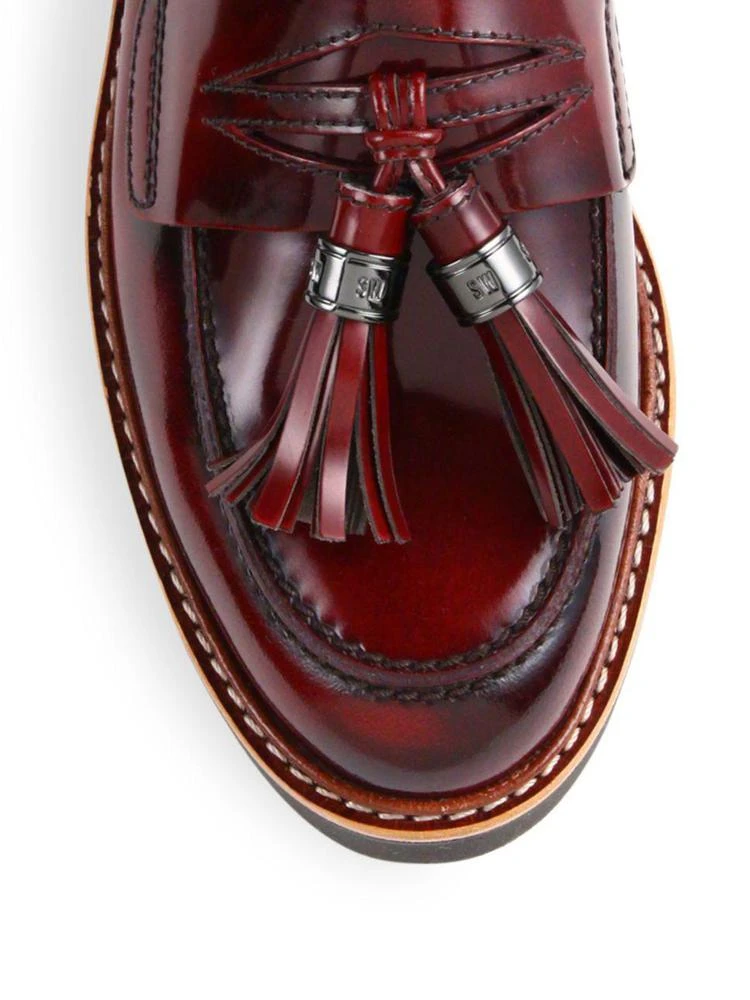 商品Stuart Weitzman|Manila Leather Loafers,价格¥3414,第3张图片详细描述