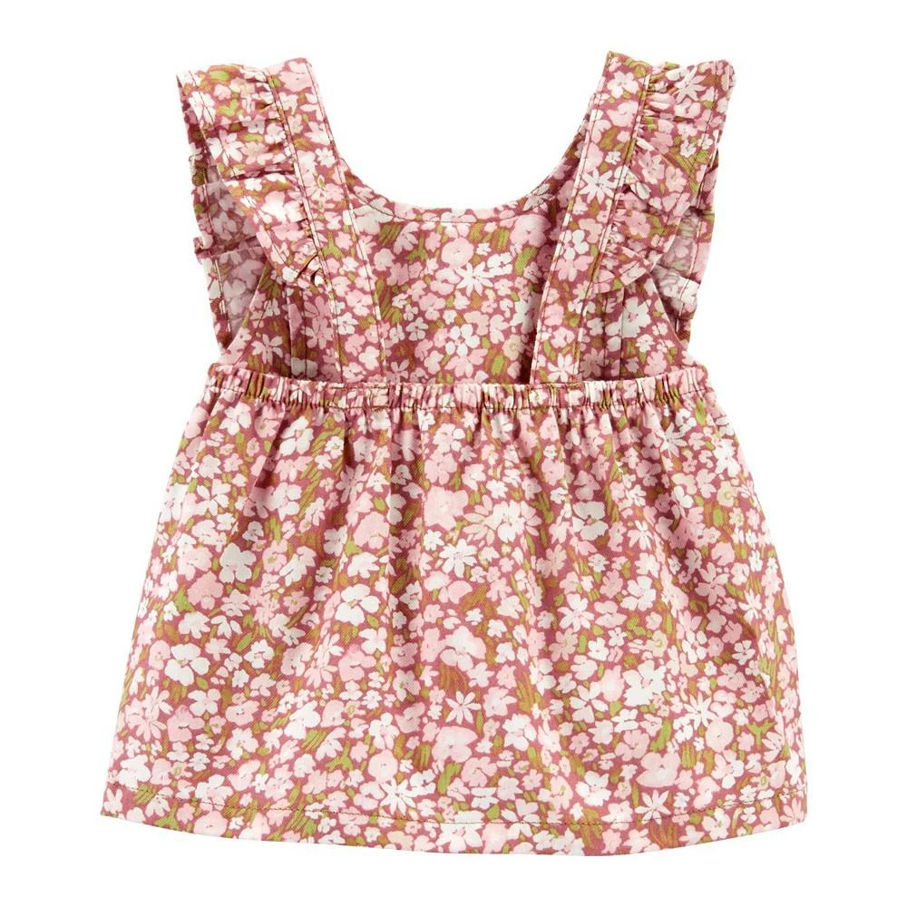 商品Carter's|Baby Girls Top, Bodysuit and Floral Diaper Cover, 3 Piece Set,价格¥120,第2张图片详细描述