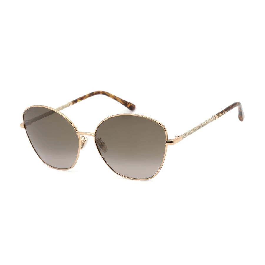 商品Jimmy Choo|Brown Cat Eye Ladies Sunglasses MARILIA/G/SK 006J/HA 63,价格¥736,第1张图片