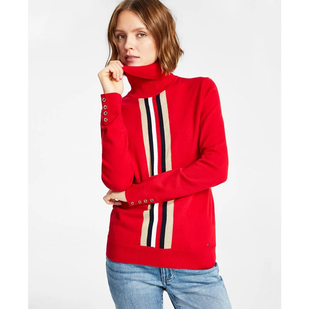 商品Tommy Hilfiger|Women's Global Cable Stella Sweater,价格¥156,第1张图片