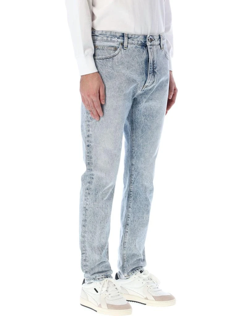 商品Palm Angels|Palm Angels Logo-Printed High Waist Jeans,价格¥2868,第3张图片详细描述