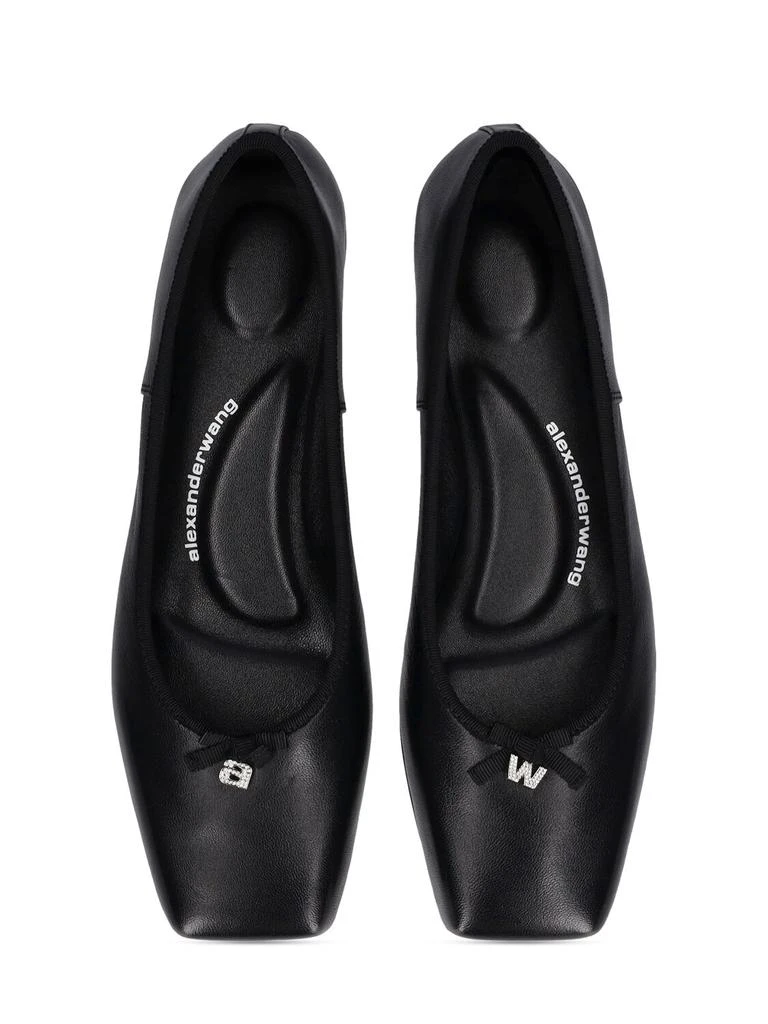 商品Alexander Wang|10mm Billie Leather Flats,价格¥4033,第4张图片详细描述