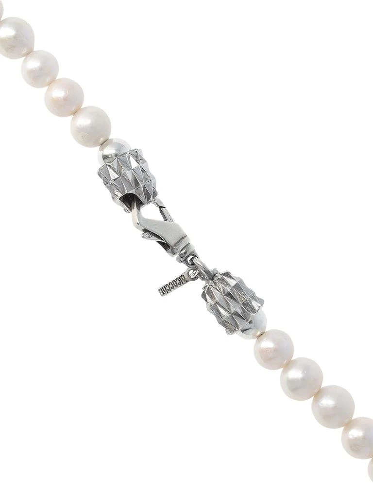 商品Emanuele Bicocchi|Pearl Chain Necklace W/ Cross Charm,价格¥4153,第3张图片详细描述