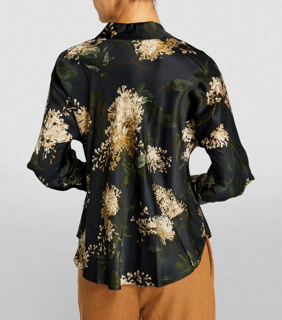 商品Vince|Silk Floral Shirt,价格¥2835,第4张图片详细描述