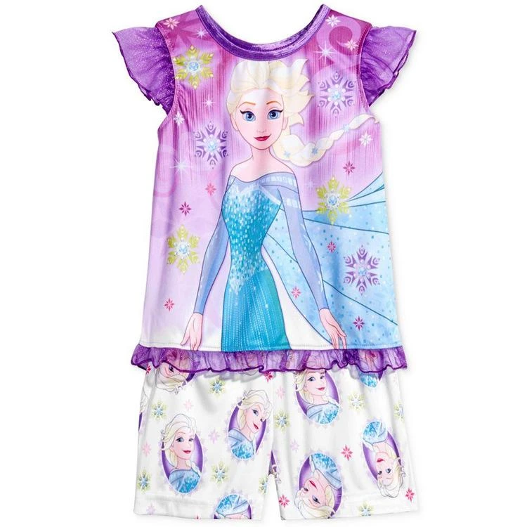 商品Frozen|2-Pc. Elsa Pajama Set, Little Girls (4-6X) & Big Girls (7-16),价格¥88,第1张图片