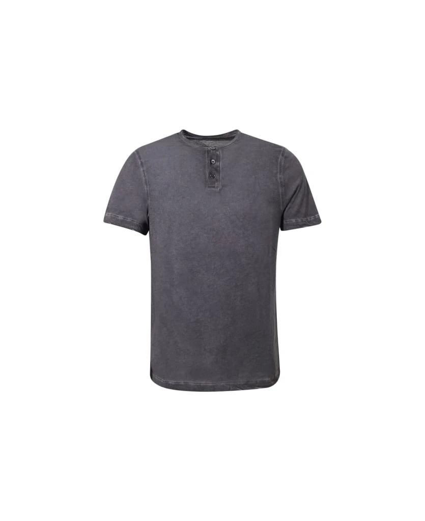 商品MAJESTIC FILATURES|Cotton Short Sleeve Henley T-shirt,价格¥724,第1张图片