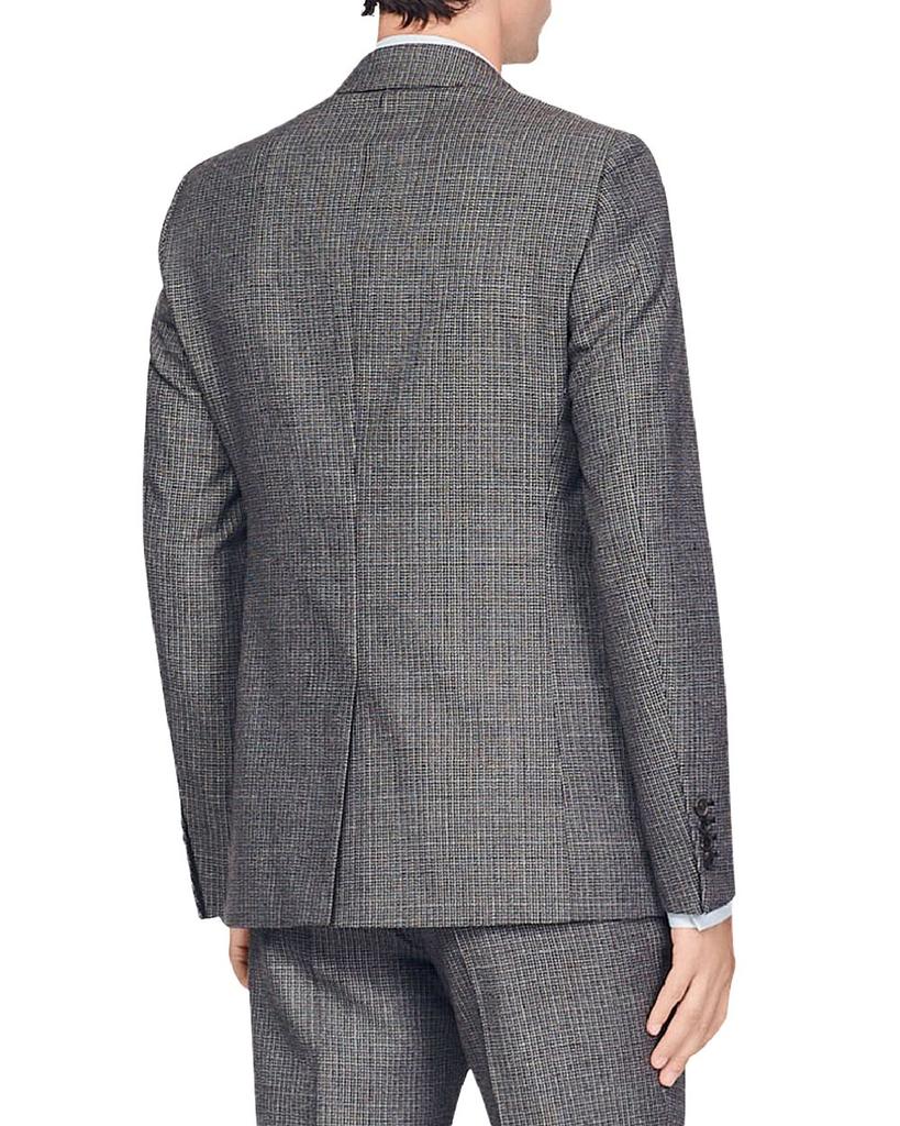 Formal Houndstooth Classic Fit Suit Jacket商品第3张图片规格展示