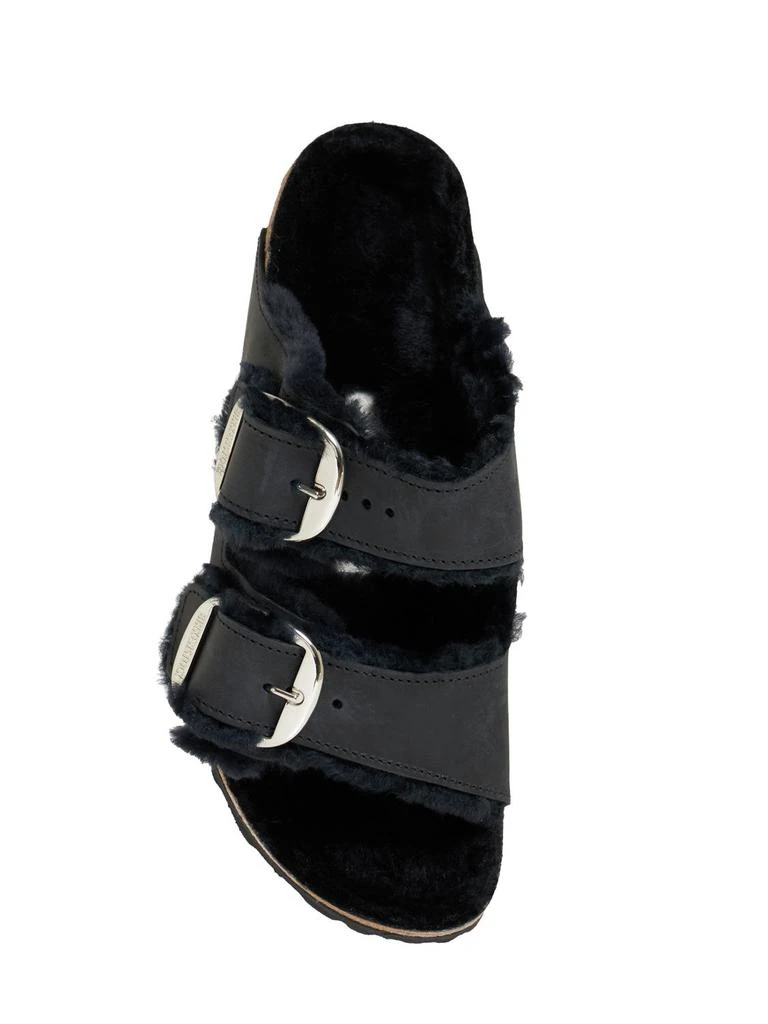 商品Birkenstock|Arizona Big Buckle Shearling Sandals,价格¥1669,第4张图片详细描述