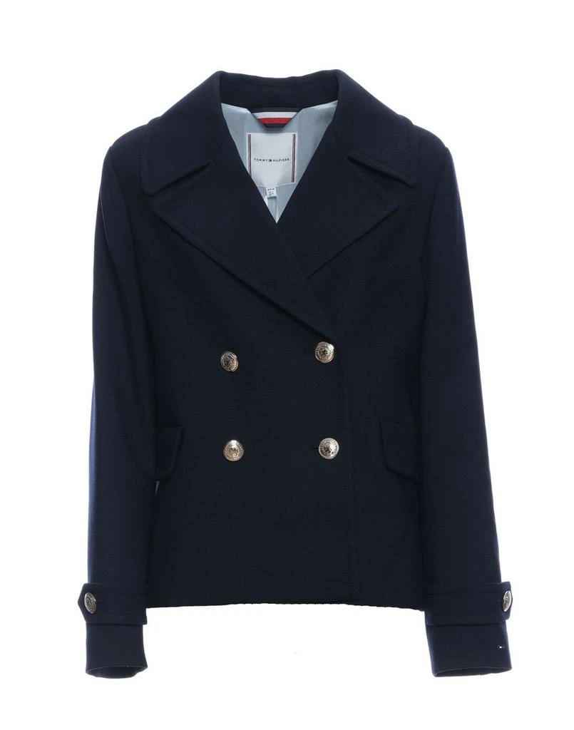 商品Tommy Hilfiger|Tommy Hilfiger Womens Blue Other Materials Coat,价格¥3368,第1张图片