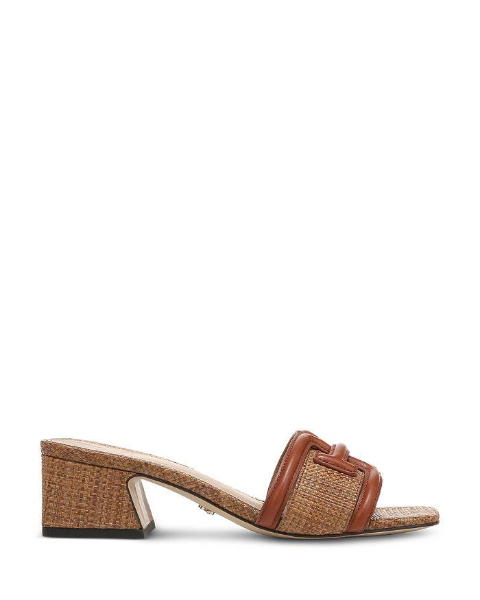 商品Sam Edelman|Women's Waylon Square Toe Logo Block Heel Sandals,价格¥975,第2张图片详细描述