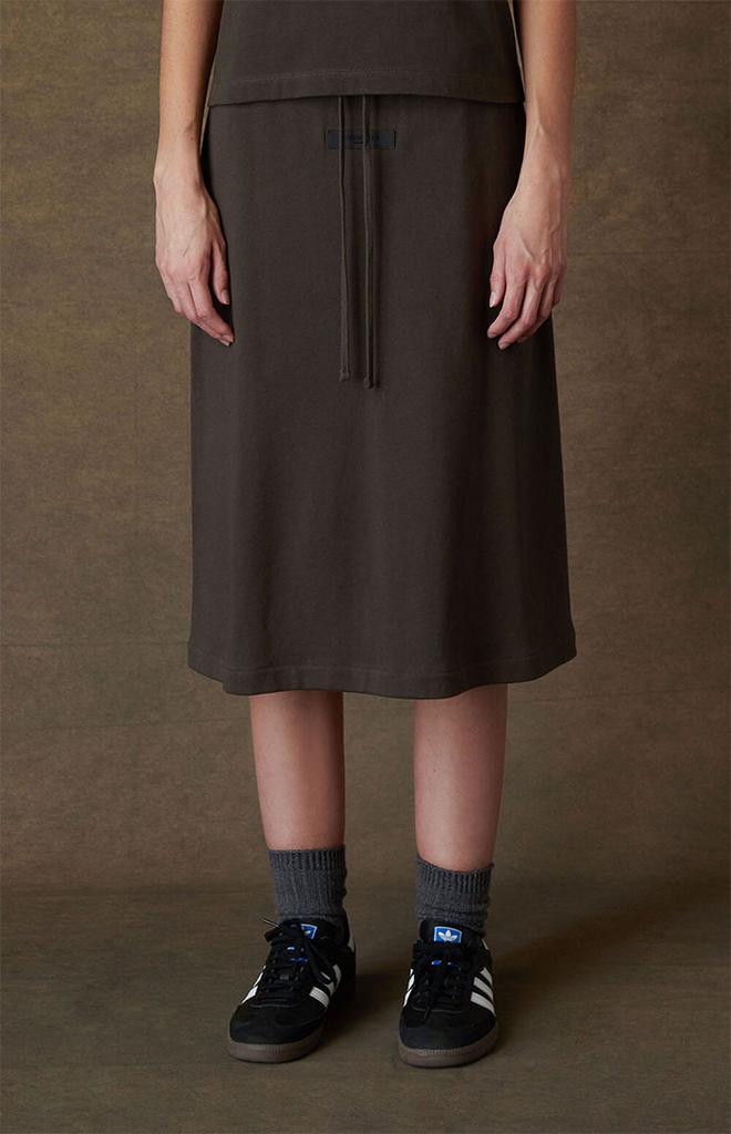 商品Essentials|Women's Off Black Midi Skirt,价格¥747,第4张图片详细描述
