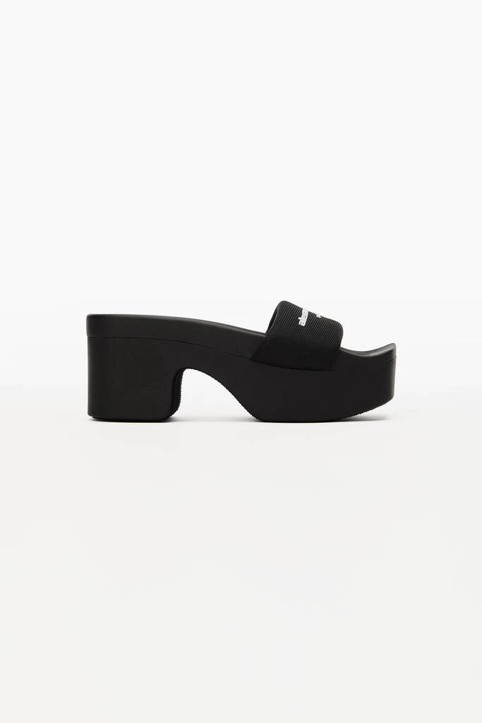 商品Alexander Wang|AW PLATFORM SLIDE IN NYLON,价格¥3011,第1张图片