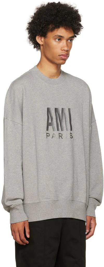 商品AMI|Gray Paris Sweatshirt,价格¥664,第2张图片详细描述