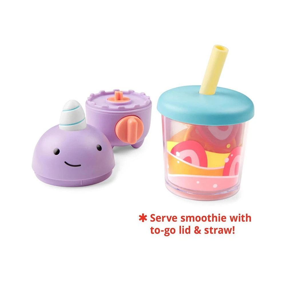 商品Skip Hop|Zoo Shake It Up Smoothie Set Narwhal,价格¥75,第4张图片详细描述