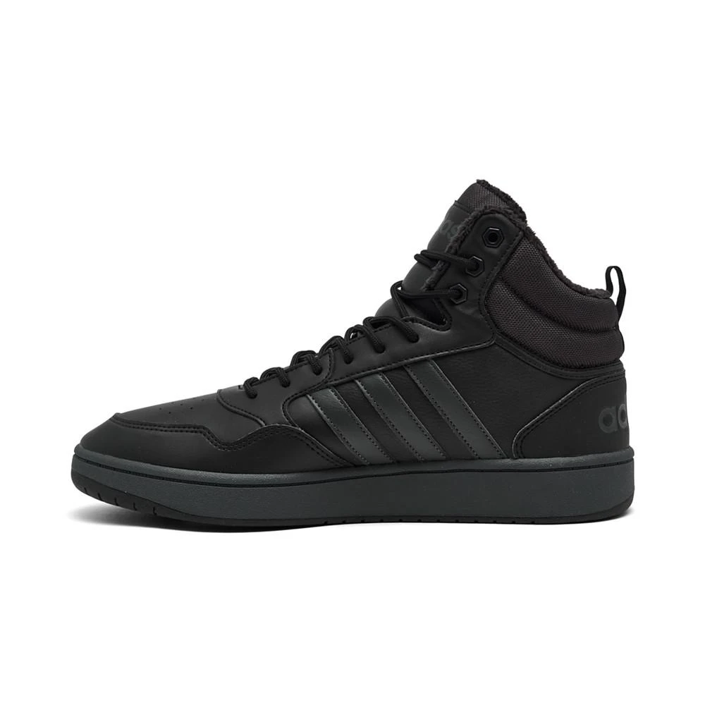 商品Adidas|Men's Essentials Hoops 3.0 Mid Winterized Sneakerboots from Finish Line,价格¥268,第3张图片详细描述