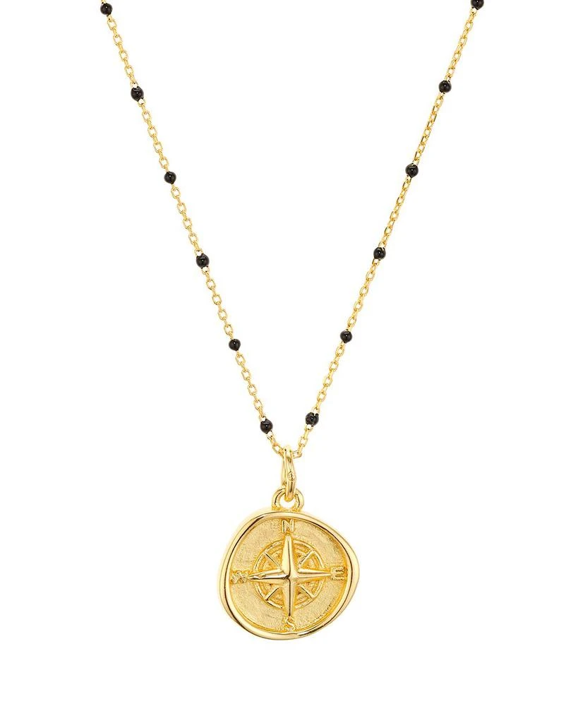 商品Argento Vivo|North Star Pendant Necklace in 18K Gold-Plated Sterling Silver, 16"-18",价格¥515,第1张图片