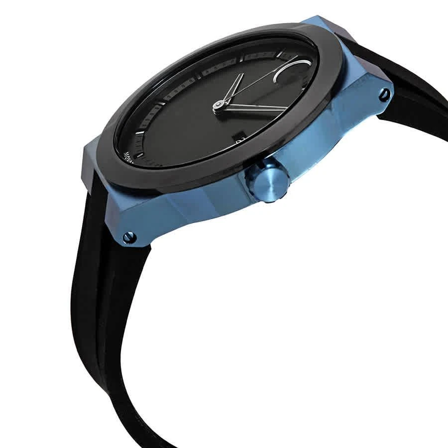 商品Movado|Movado Bold Quartz Black Dial Black Silicone Mens Watch 3600626,价格¥2075,第2张图片详细描述