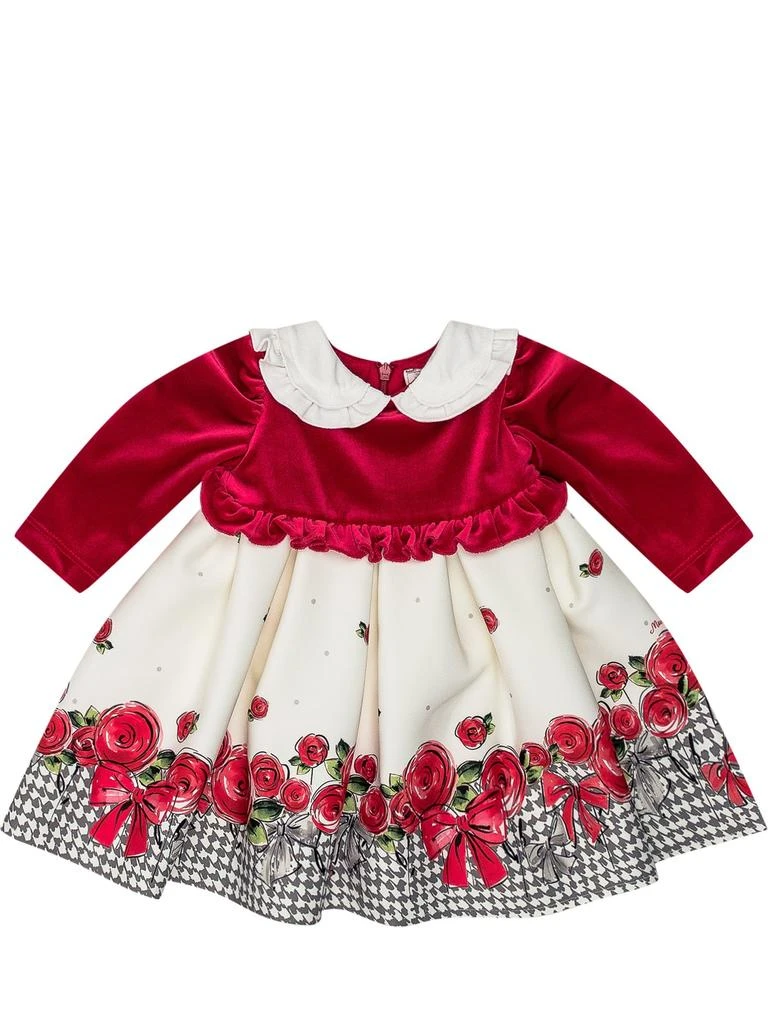 商品MONNALISA|Monnalisa Graphic-Printed Ruched Flared Dress,价格¥841,第1张图片