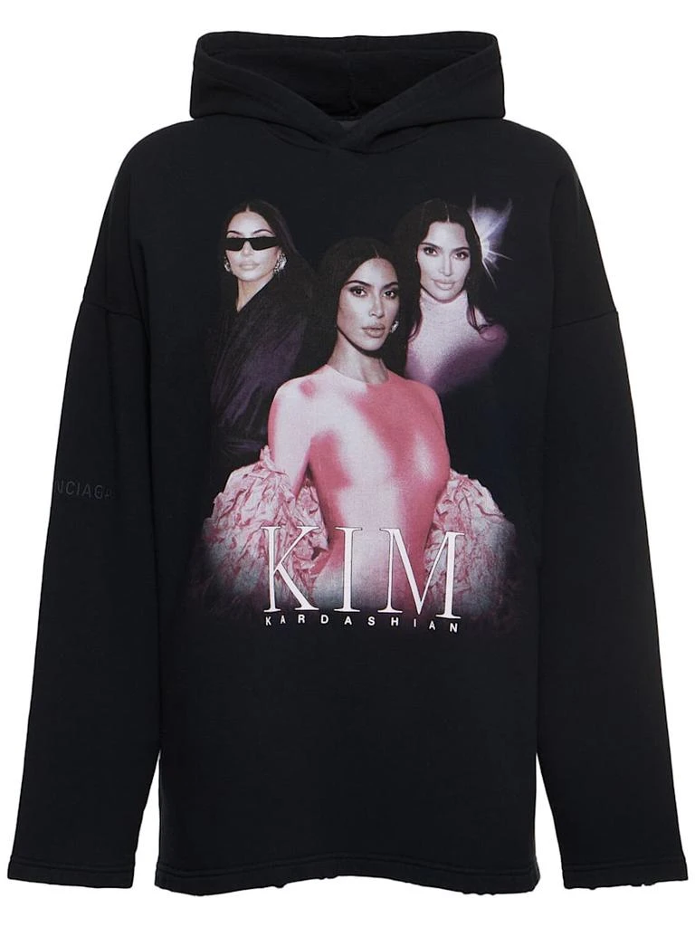 商品Balenciaga|Kim K棉质连帽卫衣,价格¥11829,第1张图片
