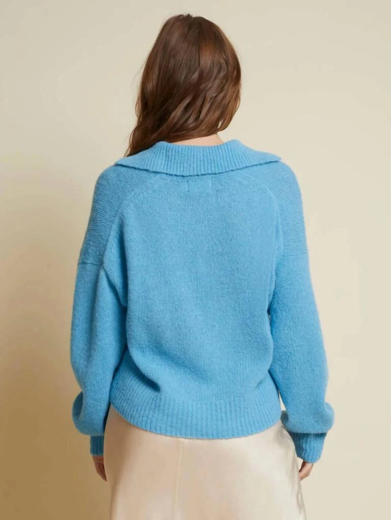 商品Nation LTD|Georgie Polo Sweater In Cornflower,价格¥1374,第2张图片详细描述