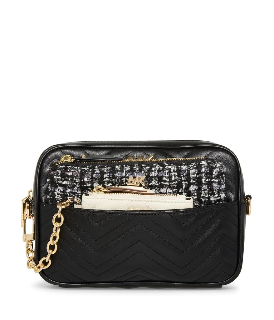 商品Anne Klein|Mixed Media Camera Crossbody with Two Detachable Pouches,价格¥641,第1张图片