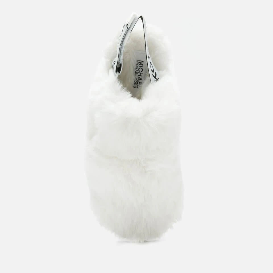 商品Michael Kors|MICHAEL MICHAEL KORS WOMEN'S ELSIE SLIPPERS - OPTIC WHITE,价格¥284,第3张图片详细描述