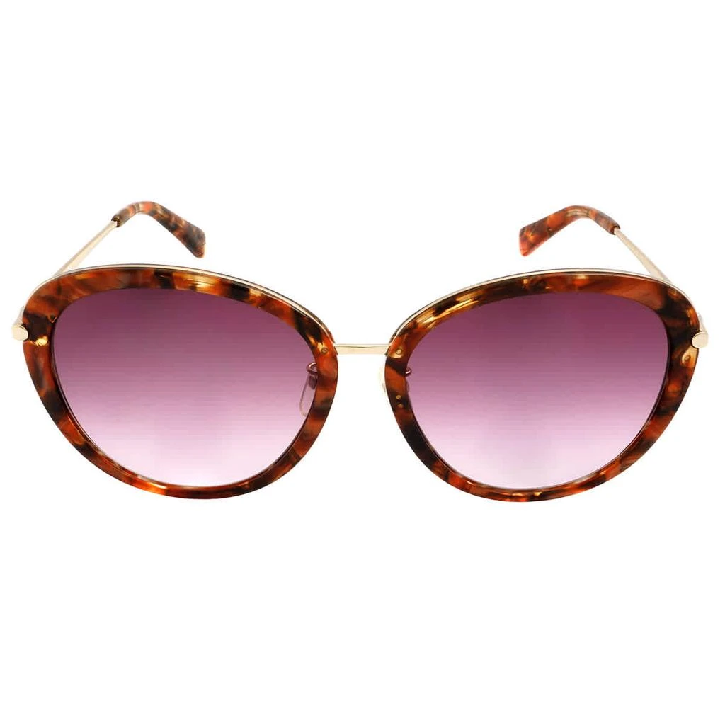 商品Longchamp|Brown Oval Ladies Sunglasses LO621SA 203,价格¥479,第2张图片详细描述