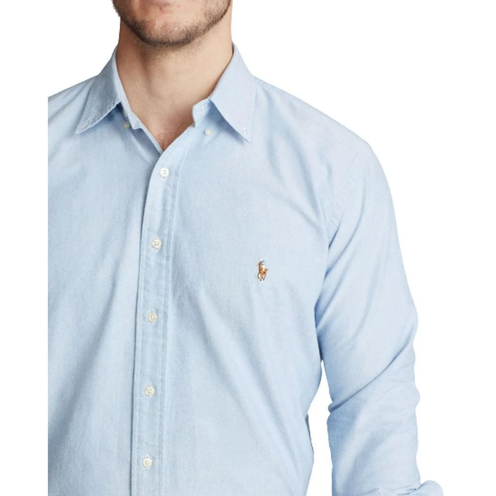 商品Ralph Lauren|Men's Big & Tall Classic Fit Long-Sleeve Oxford Shirt,价格¥938,第5张图片详细描述