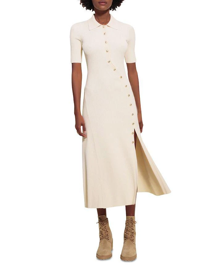商品Maje|Rimisa Split Mesh Dress,价格¥1720,第1张图片