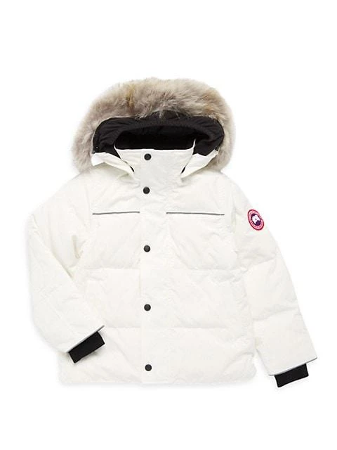 商品Canada Goose|Little Kid's Snowy Owl Coyote Fur-Trim Down Parka,价格¥4927,第1张图片