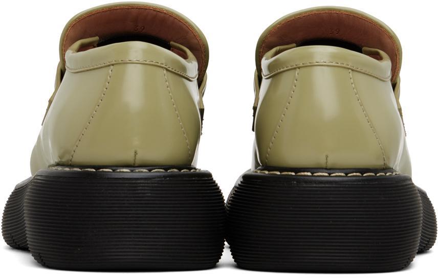 商品Bottega Veneta|Green Swell Loafers,价格¥8798,第4张图片详细描述