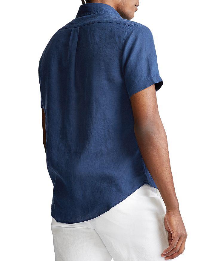 商品Ralph Lauren|Classic Fit Short-Sleeve Linen Shirt,价格¥567,第5张图片详细描述