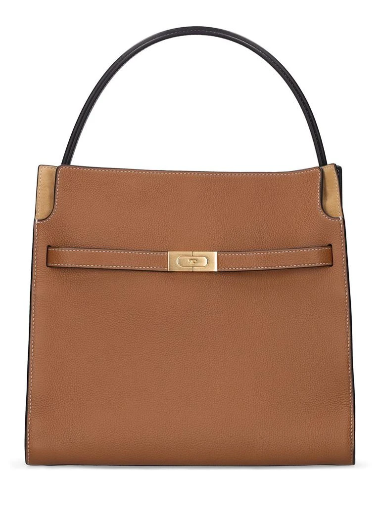 商品Tory Burch|Double Lee Radziwill Pebbled Leather Bag,价格¥13967,第1张图片