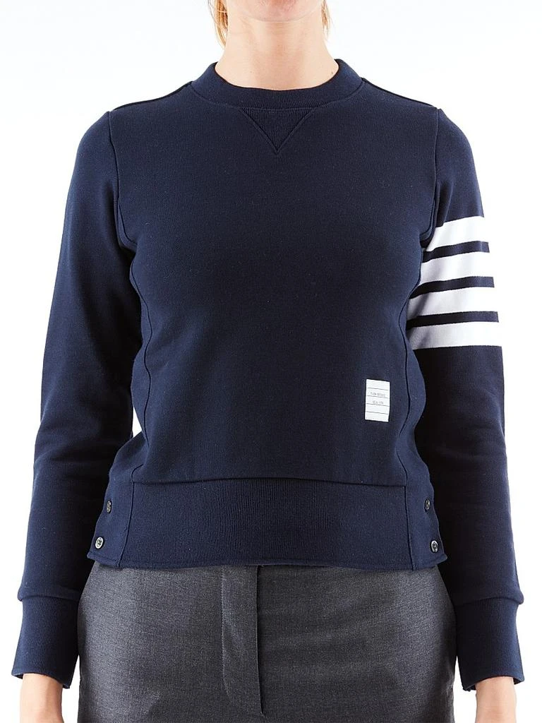 商品Thom Browne|Slim Cotton Crewneck Sweatshirt,价格¥4809,第1张图片