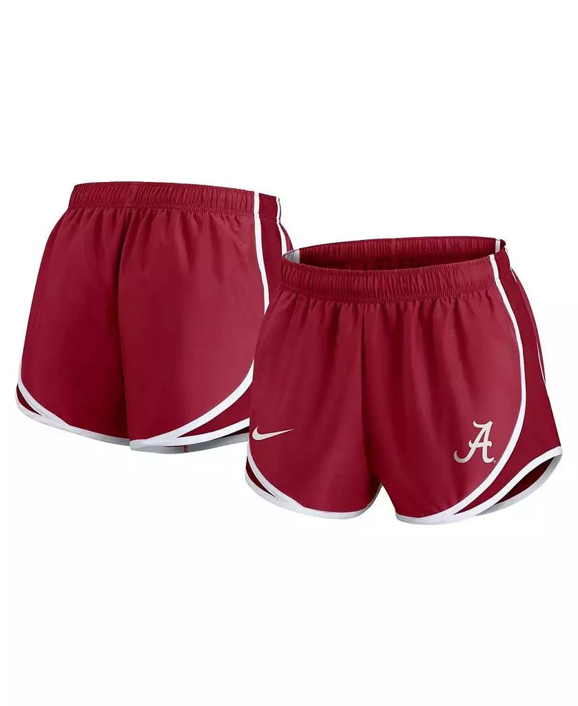 商品NIKE|Women's Crimson Alabama Crimson Tide Primetime Tempo Performance Shorts,价格¥359,第1张图片