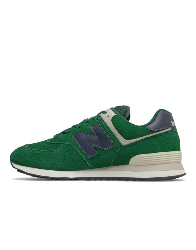 商品New Balance|New Balance 574 trainers in green and navy,价格¥457,第3张图片详细描述