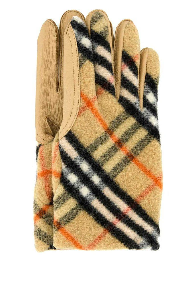 商品Burberry|Burberry Check Pattern Full-Fingers Gloves,价格¥2734,第1张图片