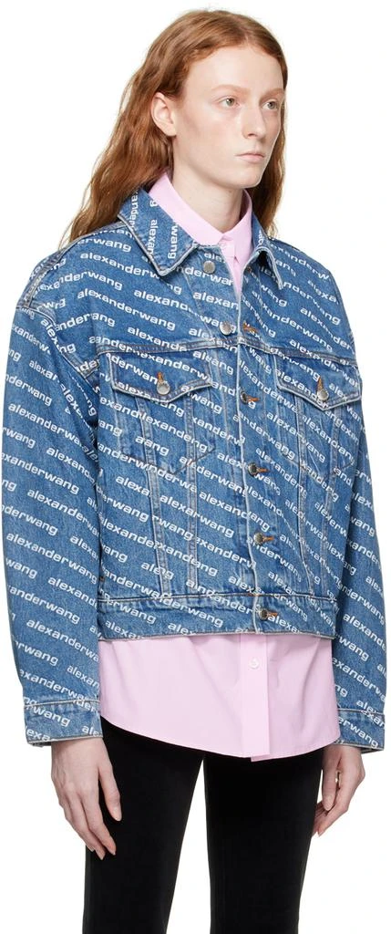 商品Alexander Wang|Blue Game Denim Jacket,价格¥3299,第2张图片详细描述