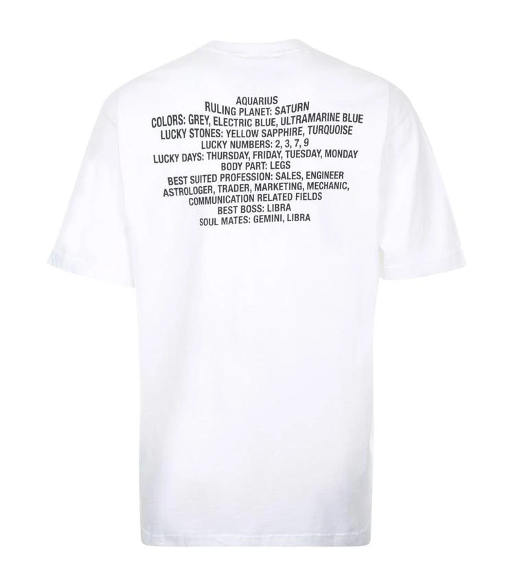 商品Vetements|Aquarius Horoscope T-Shirt,价格¥521,第2张图片详细描述