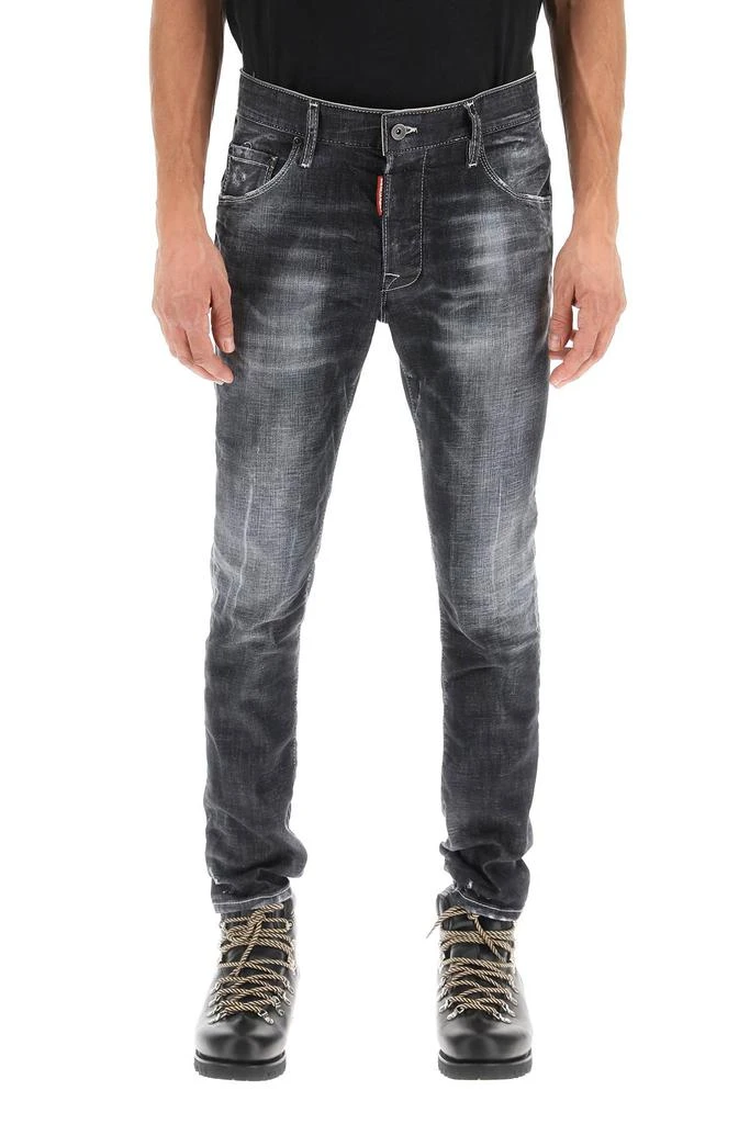 商品DSQUARED2|Dsquared2 black wash skater jeans,价格¥2782,第2张图片详细描述