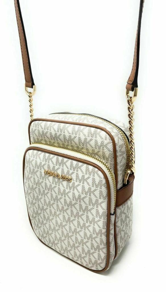 商品Michael Kors|Michael Kors Jet Set Travel Signature Logo Chain Crossbody F Bag,价格¥1182-¥1434,第5张图片详细描述