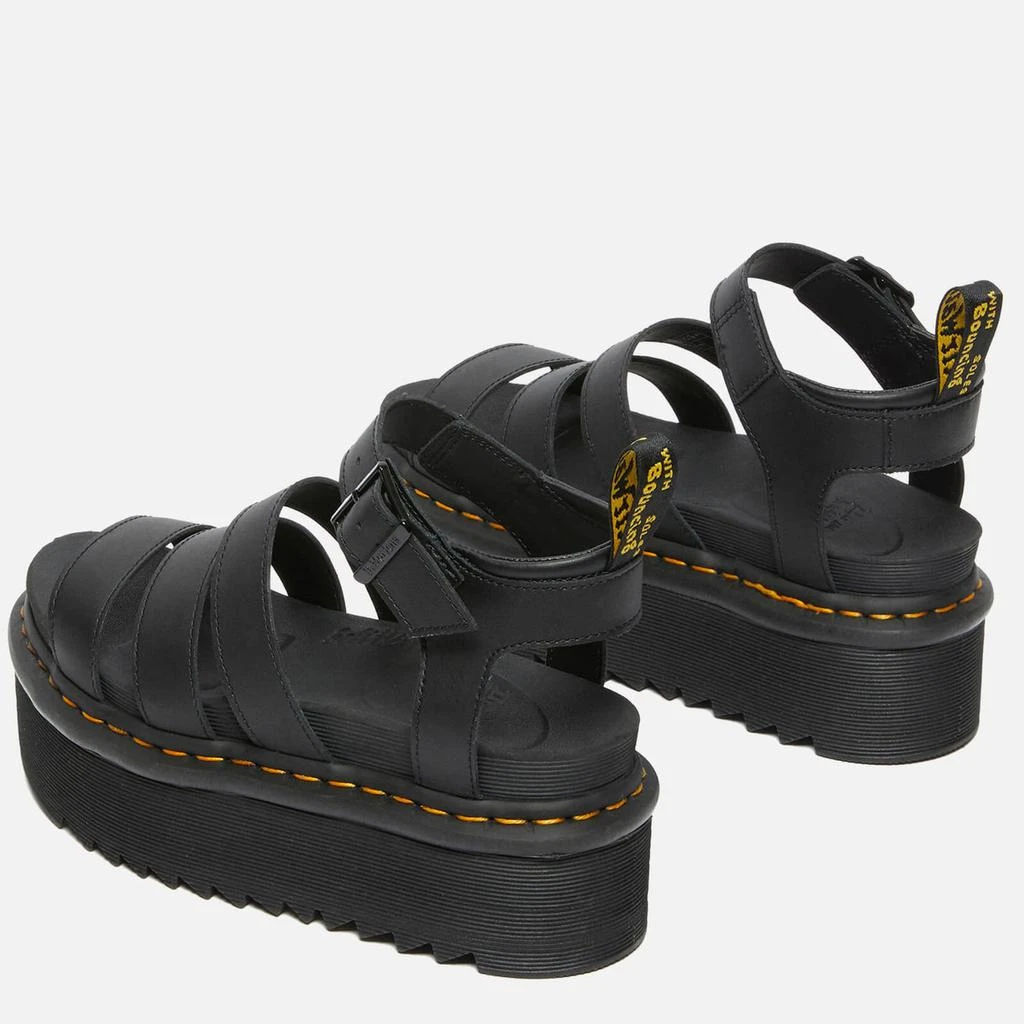 商品Dr. Martens|Dr. Martens Women's Blaire Quad Sandals - Black,价格¥1268,第5张图片详细描述