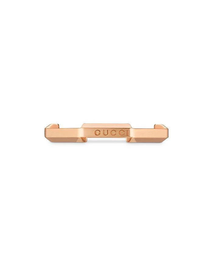 商品Gucci|18K Rose Gold Link To Love Ring,价格¥7632,第1张图片详细描述